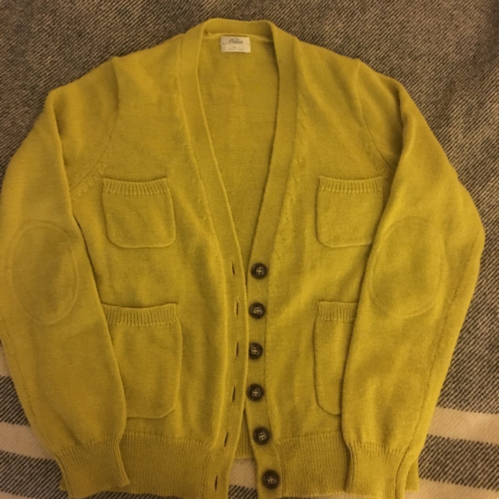 Madewell Wallace cardigan yellow  Large